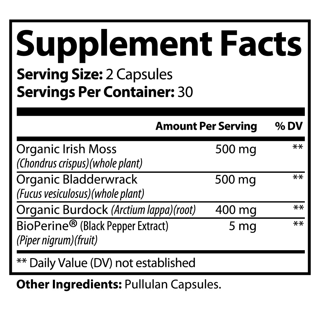 Origins Apothecary Sea Moss Dietary Supplement